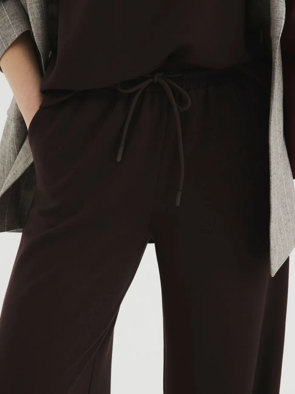 River Island Premium Wide Leg Joggers