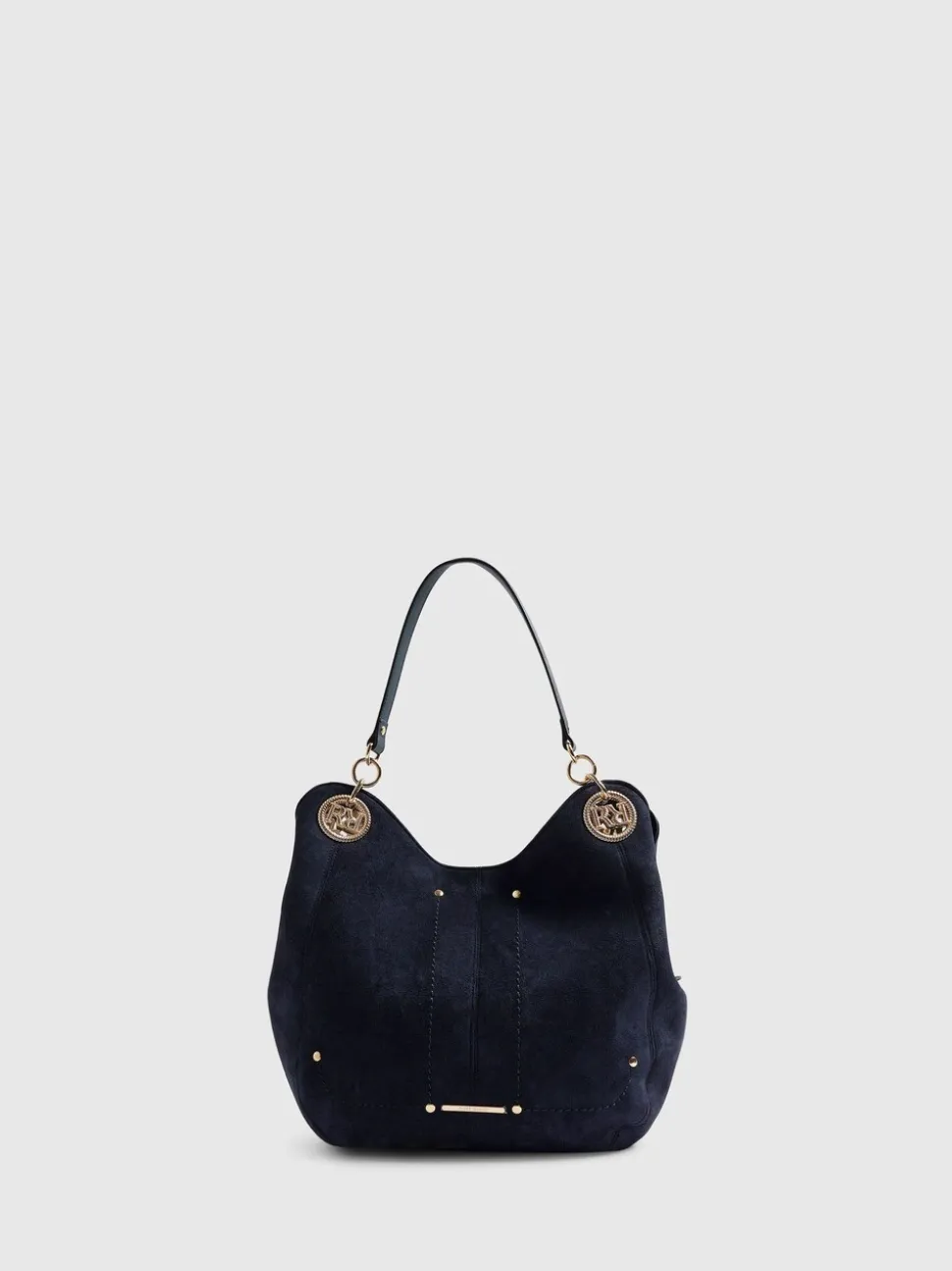 River Island Suedette Eyelet Slouch Bag