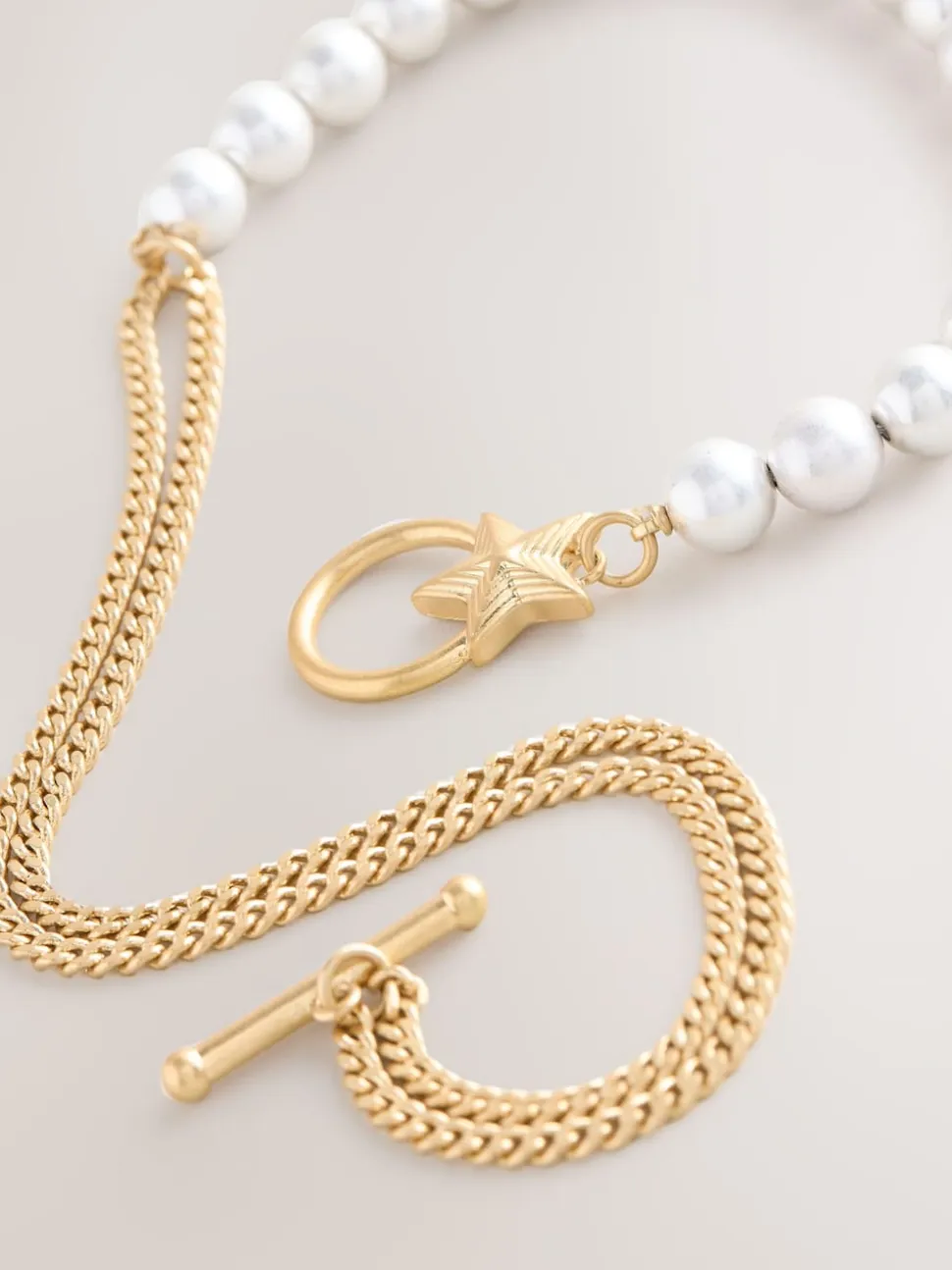 Rockett St George Chain and Bead Necklace