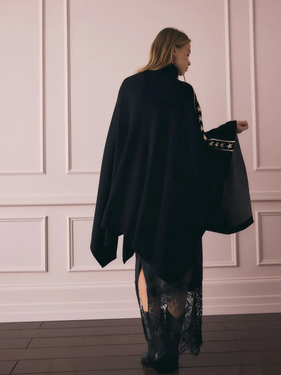Rockett St George Gebreide Poncho