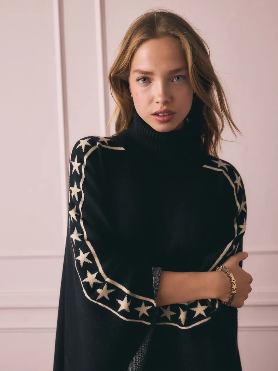 Rockett St George Gebreide Poncho