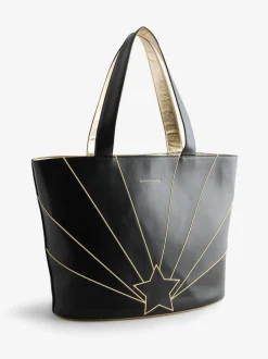 Rockett St George Gold Star Large Tote Bag