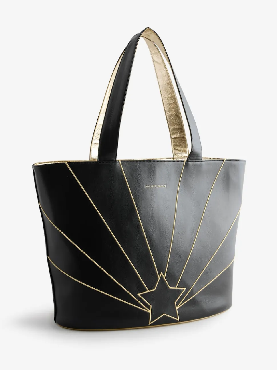 Rockett St George Gold Star Large Tote Bag