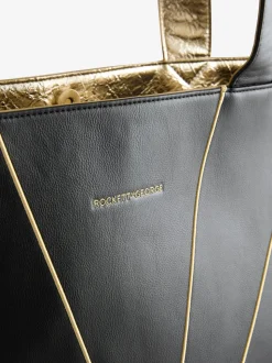 Rockett St George Gold Star Large Tote Bag