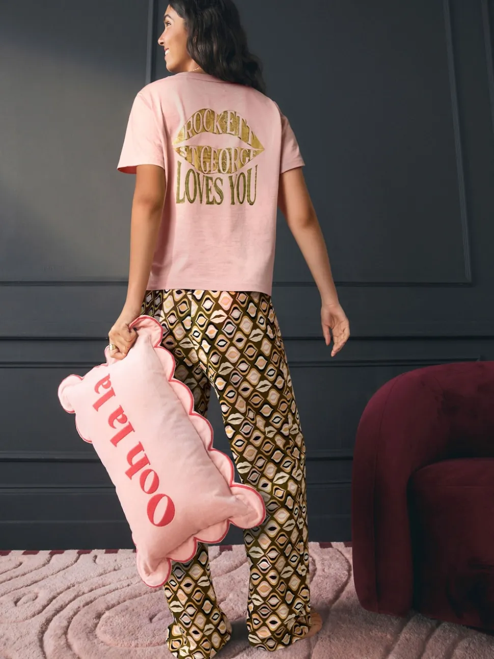Rockett St George Lips Jersey Pyjamas