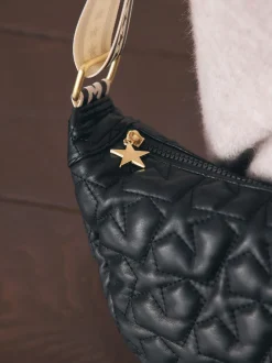 Rockett St George Quilted Cross-Body Bag with Star Strap