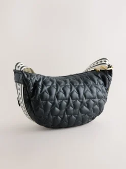 Rockett St George Quilted Cross-Body Bag with Star Strap