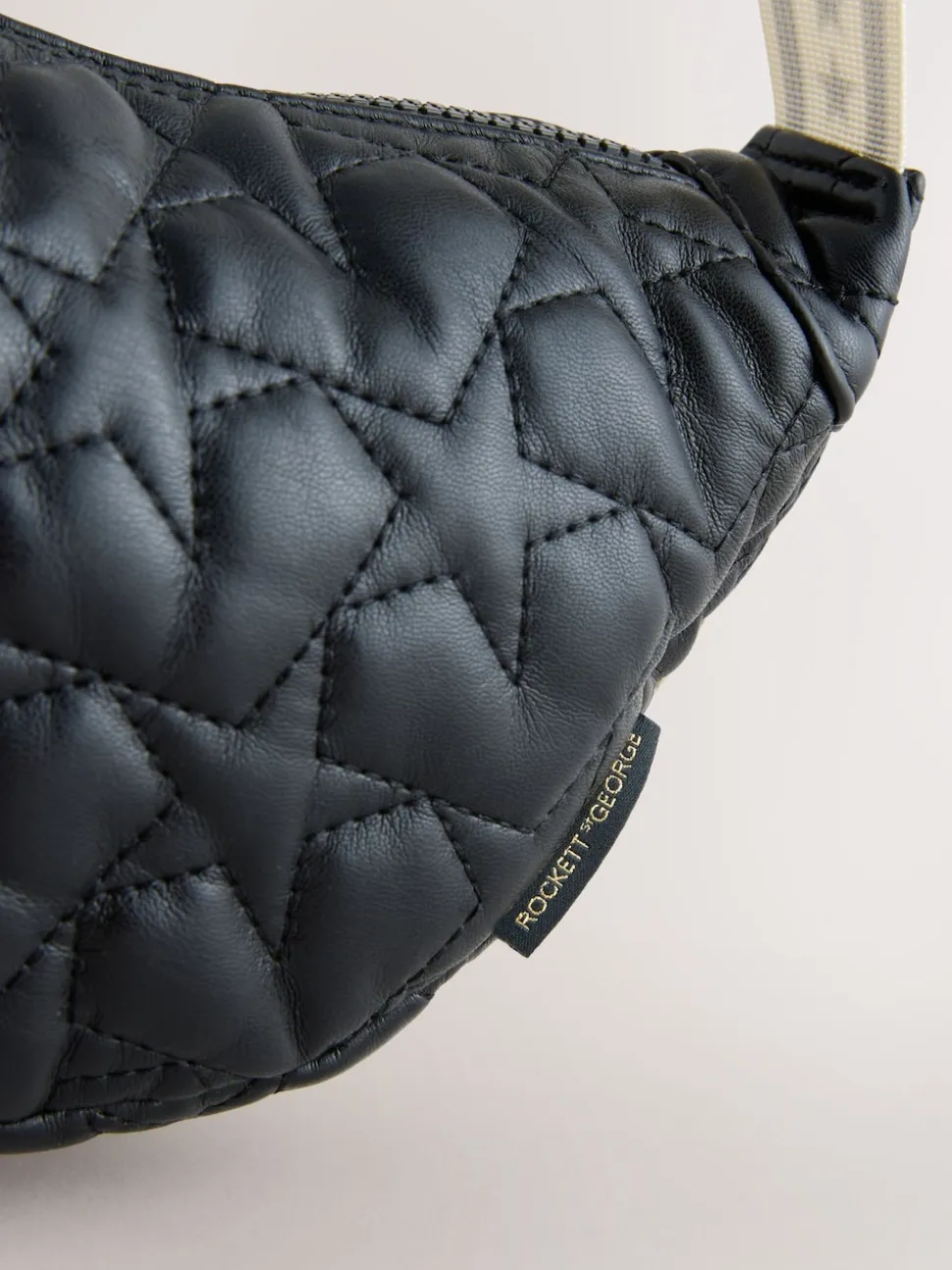 Rockett St George Quilted Cross-Body Bag with Star Strap