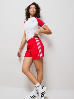 Rood - Adidas Original Firebird shorts