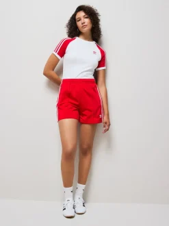 Rood - Adidas Original Firebird shorts