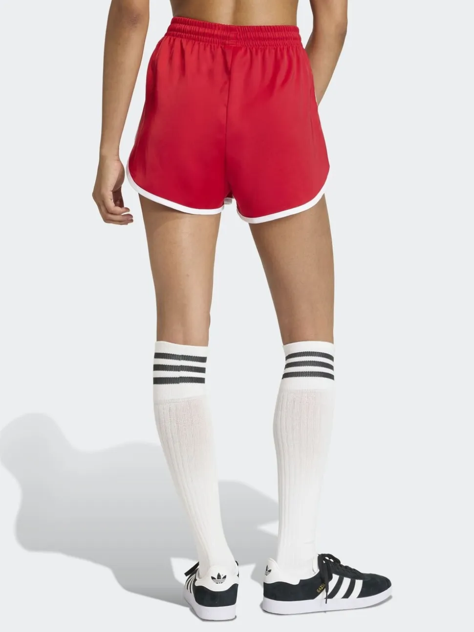 Rood - adidas originals 3 Stripes Sprinter Shorts