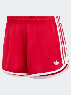 Rood - adidas originals 3 Stripes Sprinter Shorts