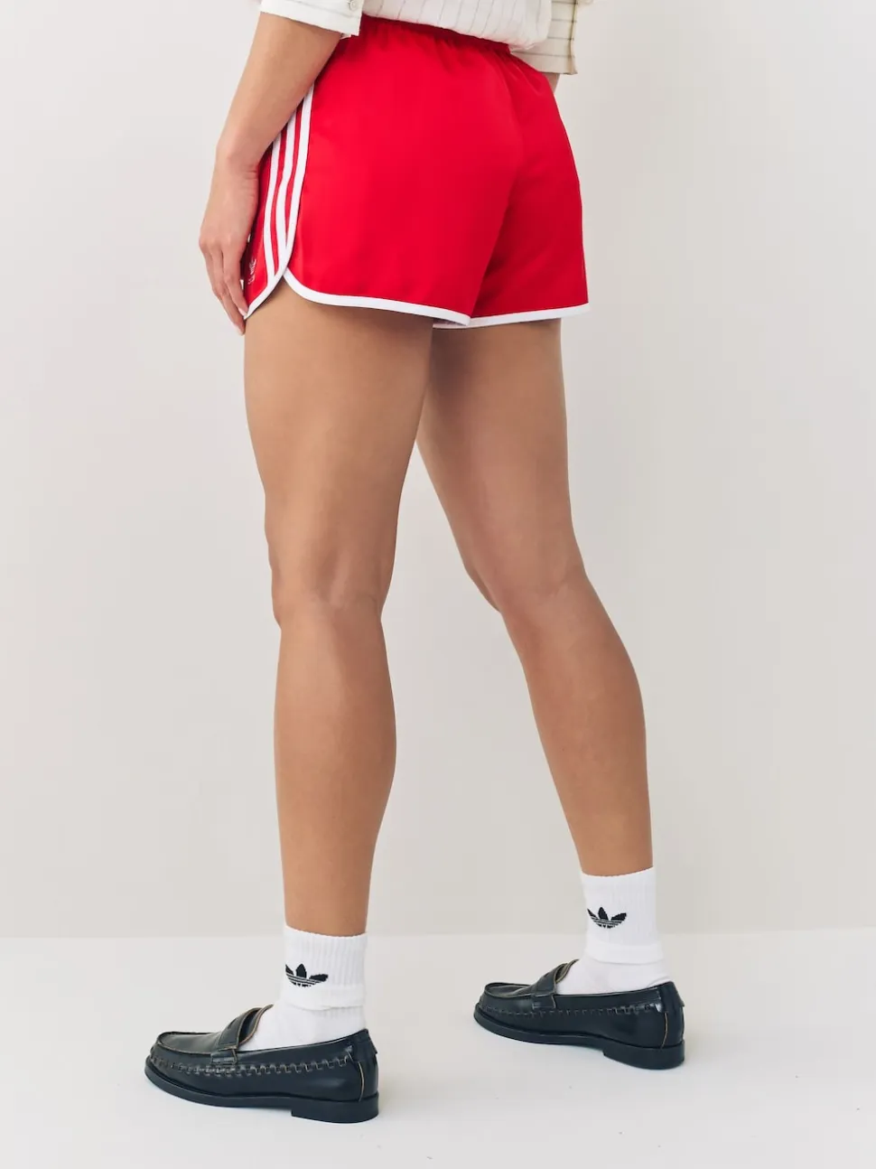 Rood - adidas Originals Adicolour 3-Strepen Sprinter Shorts