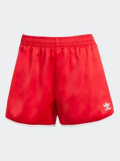 Rood - adidas Originals Adicolour 3-Strepen Sprinter Shorts