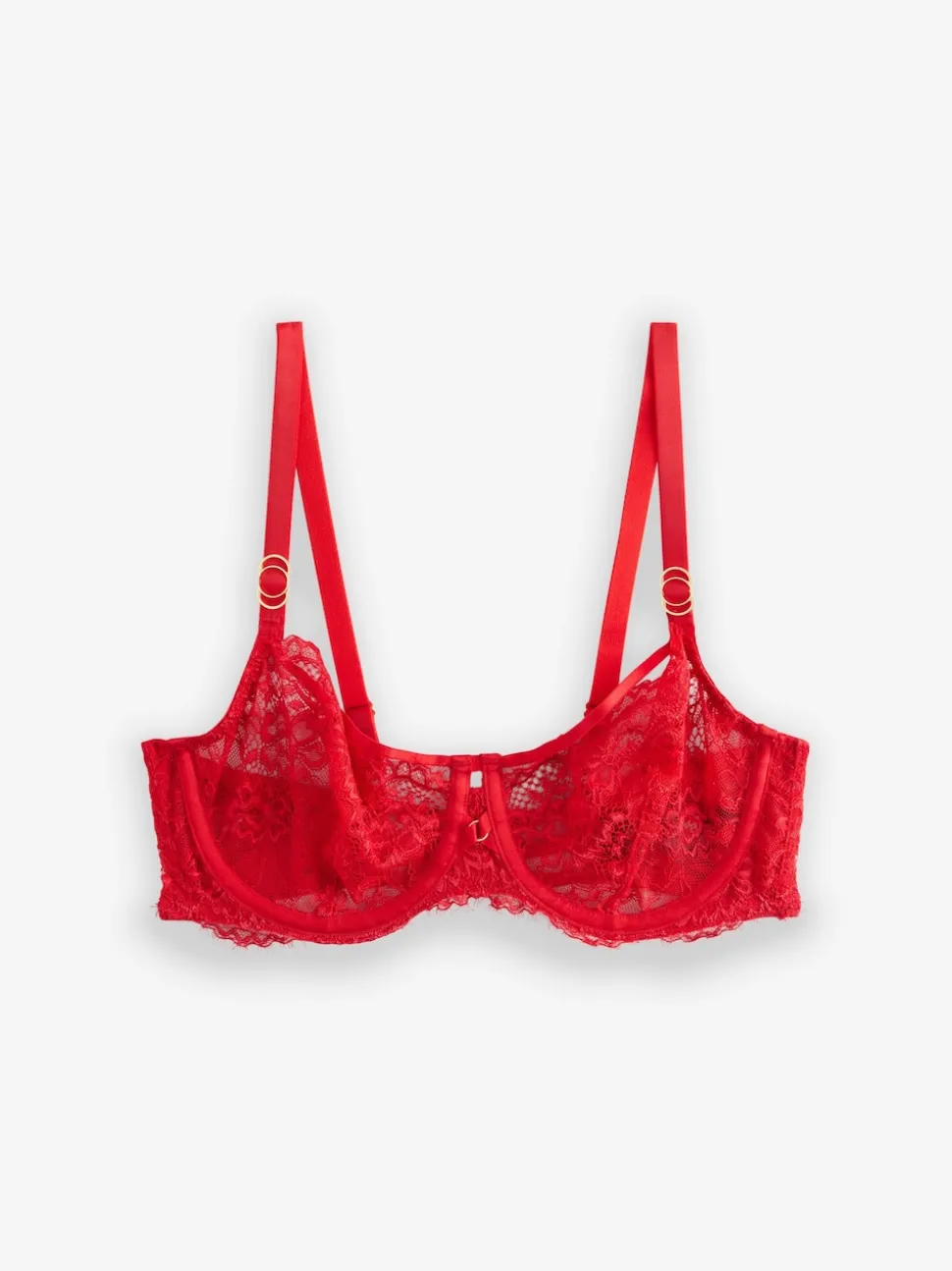 Rood - A-E Lace Bra