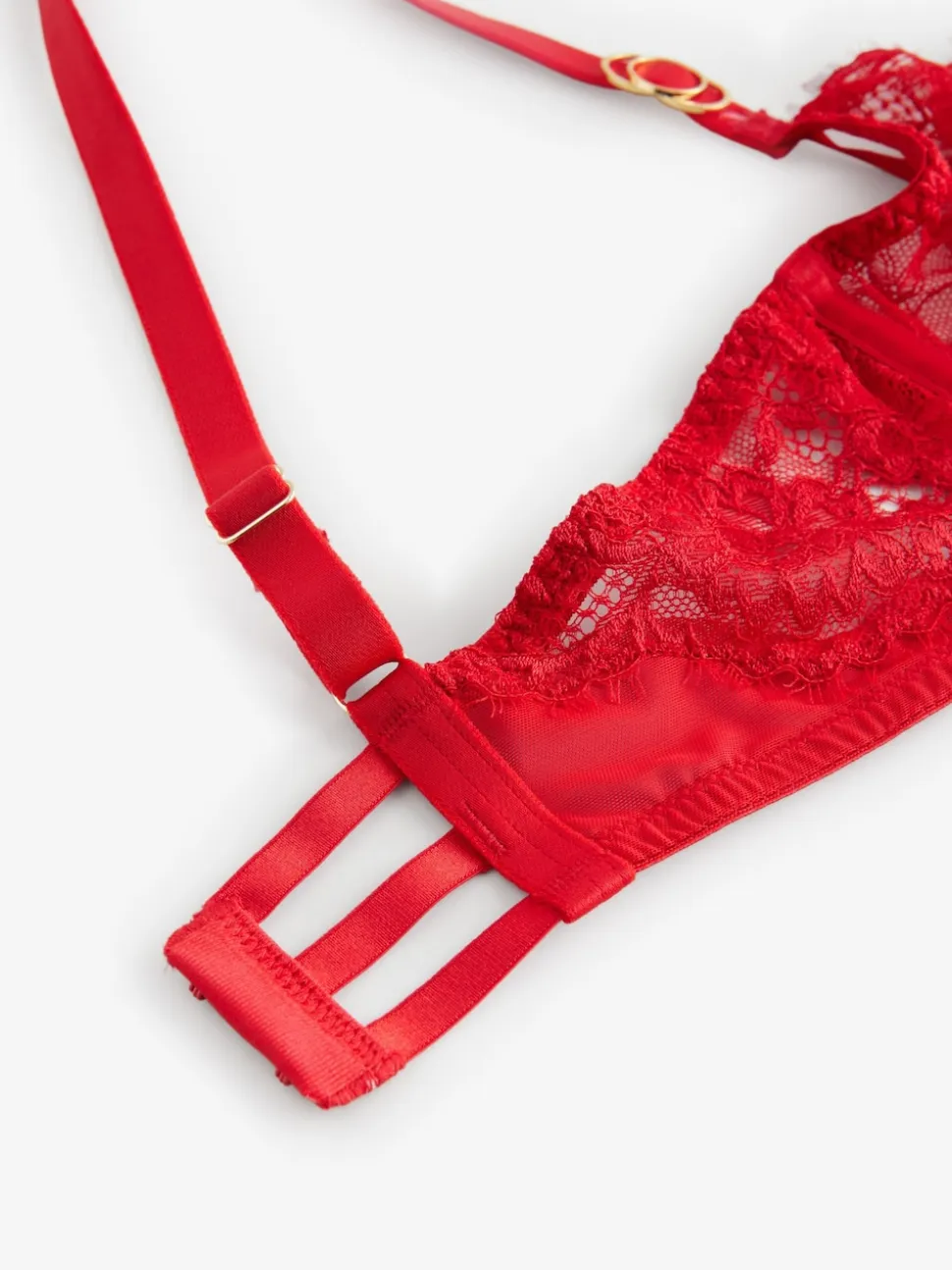 Rood - A-E Lace Bra