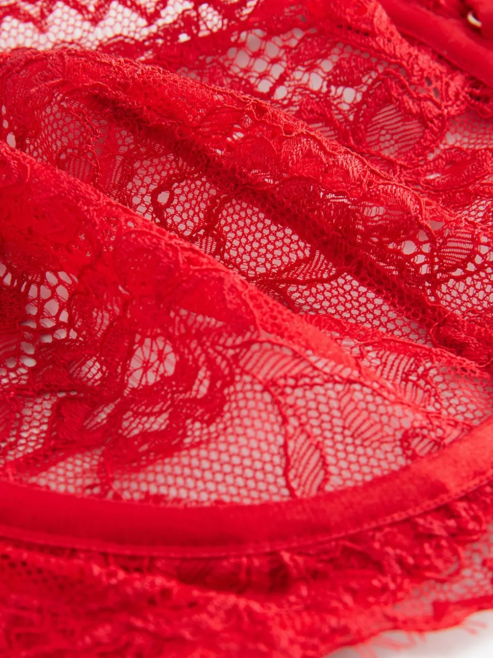 Rood - A-E Lace Bra