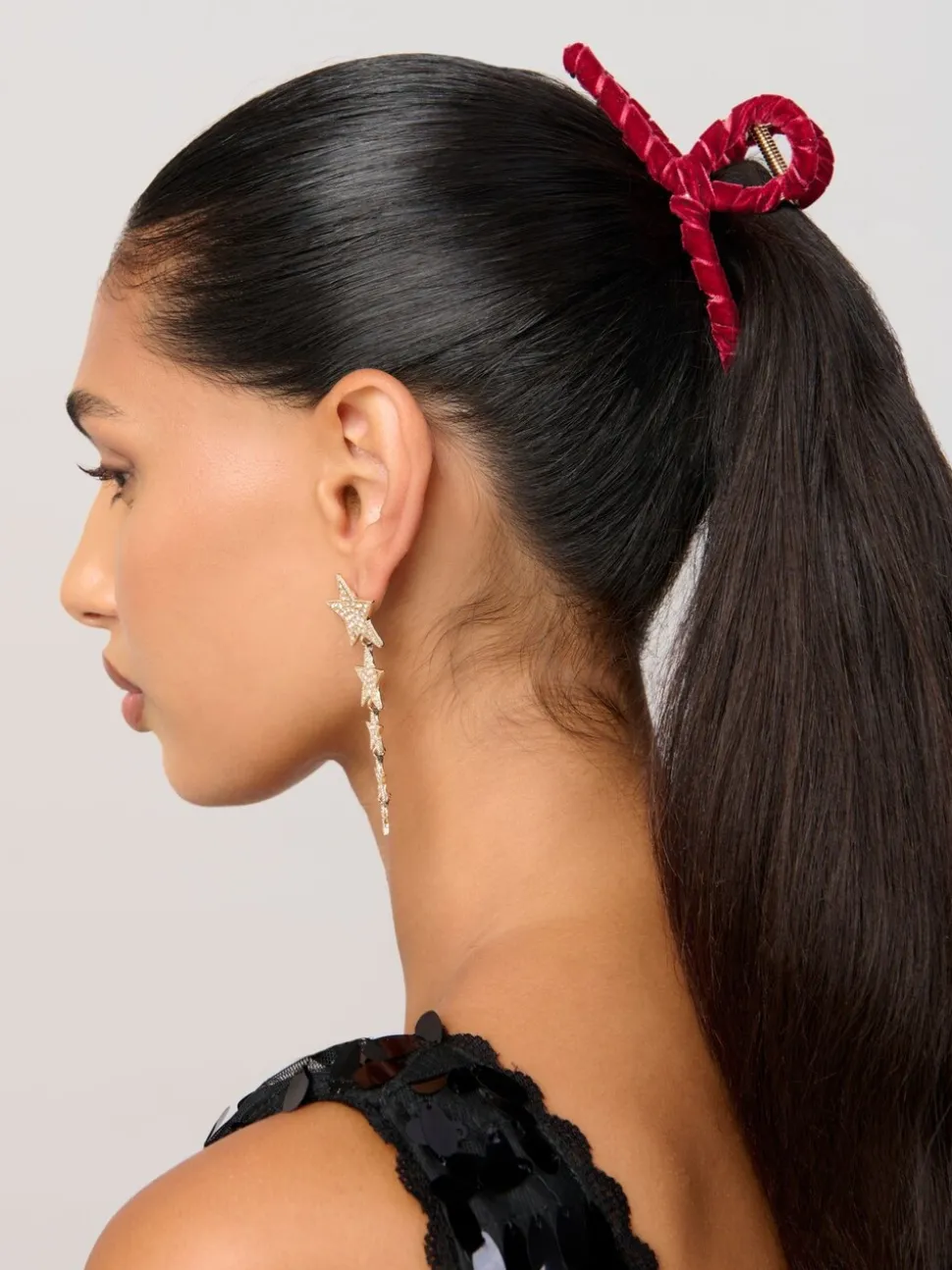 Rood - Aela Wrapped Hair Claw