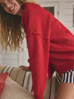 Rood - Boucle Cardigan