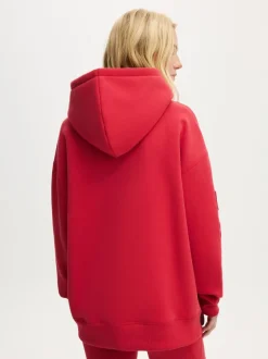 Rood - Cotton On Plush Premium Graphic Hoodie