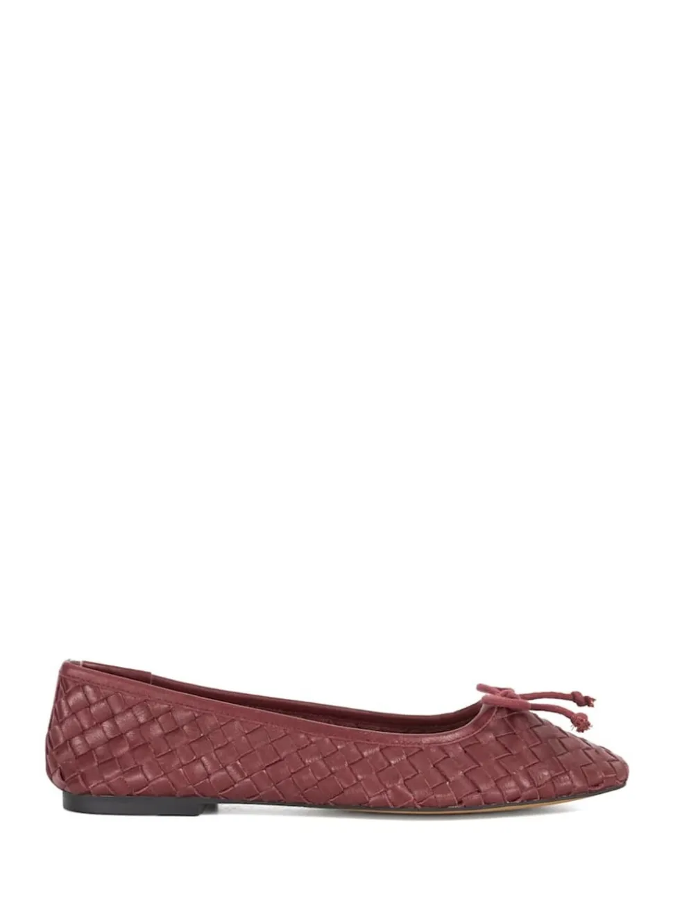 Rood - Dune London Heat Woven Ballerina Shoes