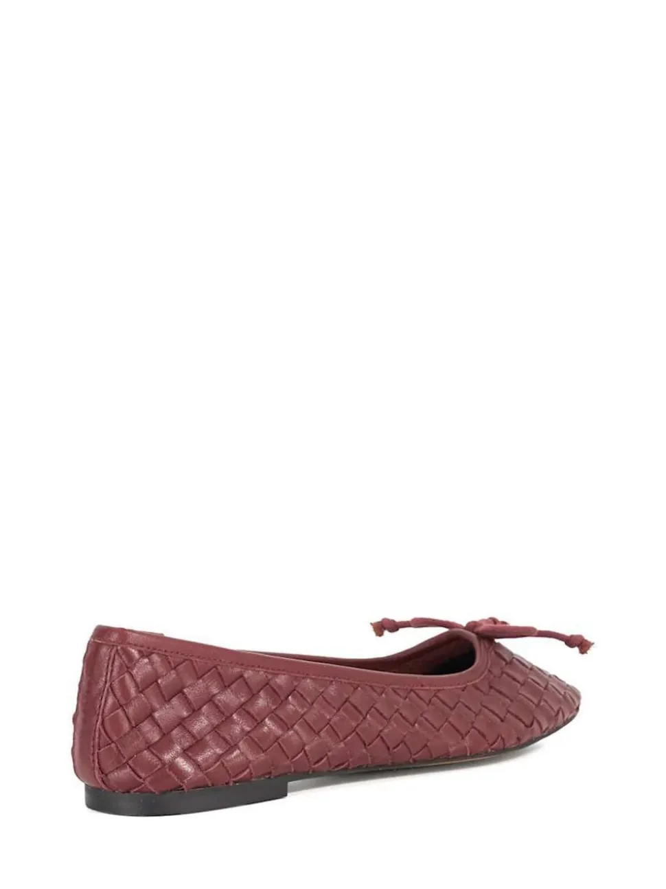 Rood - Dune London Heat Woven Ballerina Shoes