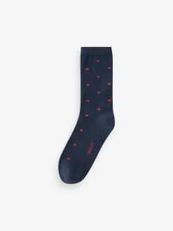 Rood - GANT Check and Heart Socks 2 Pack