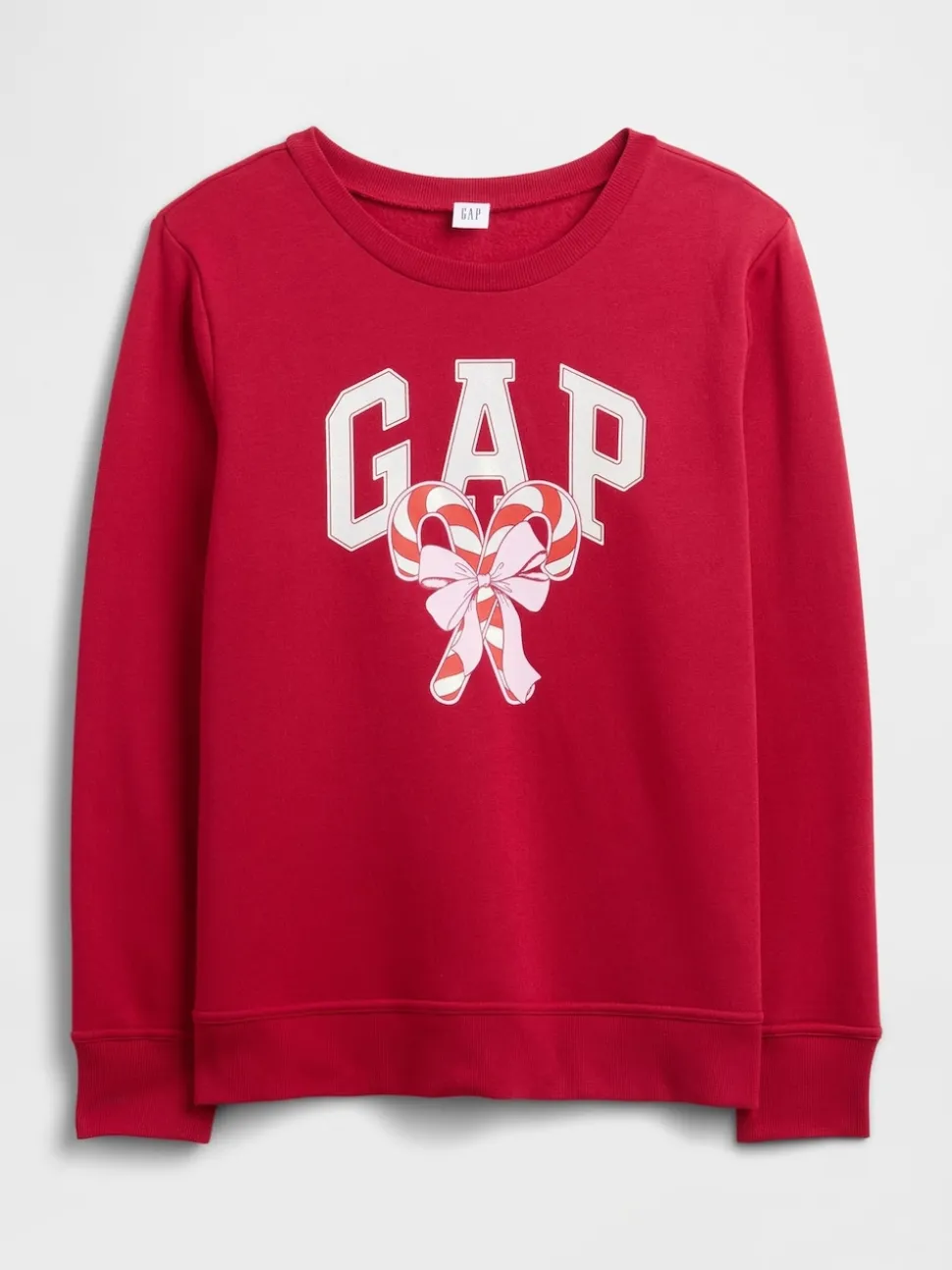 Rood - Gap - Relaxed sweatshirt met logo