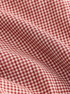 Rood - Gingham Wide Leg Trousers