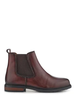 Rood - Jones Bootmaker Mayah Leather Chelsea Boots