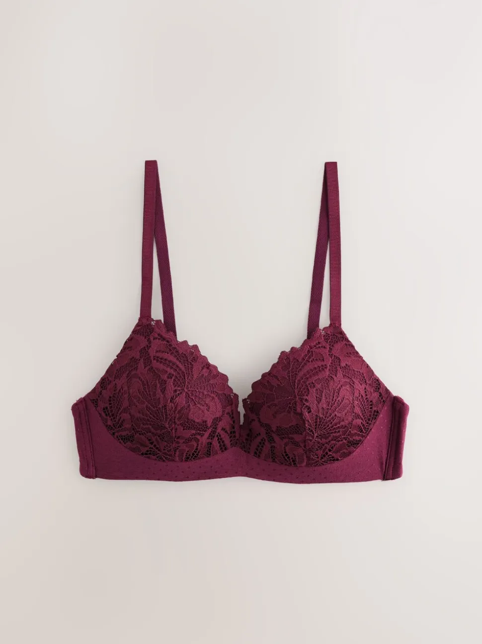 Rood - Kanten ultieme comfortabele beha
