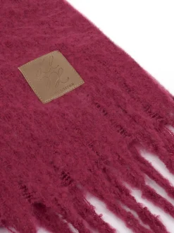 Rood - Katie Loxton Oversized Tassel Scarf