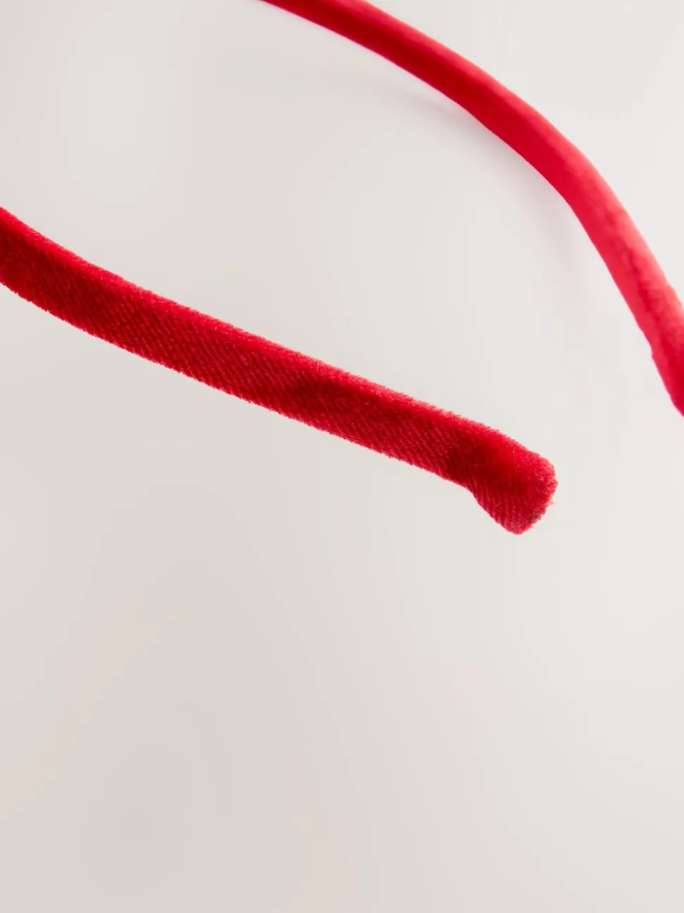Rood - Kersthoofdband met kerstmanmuts