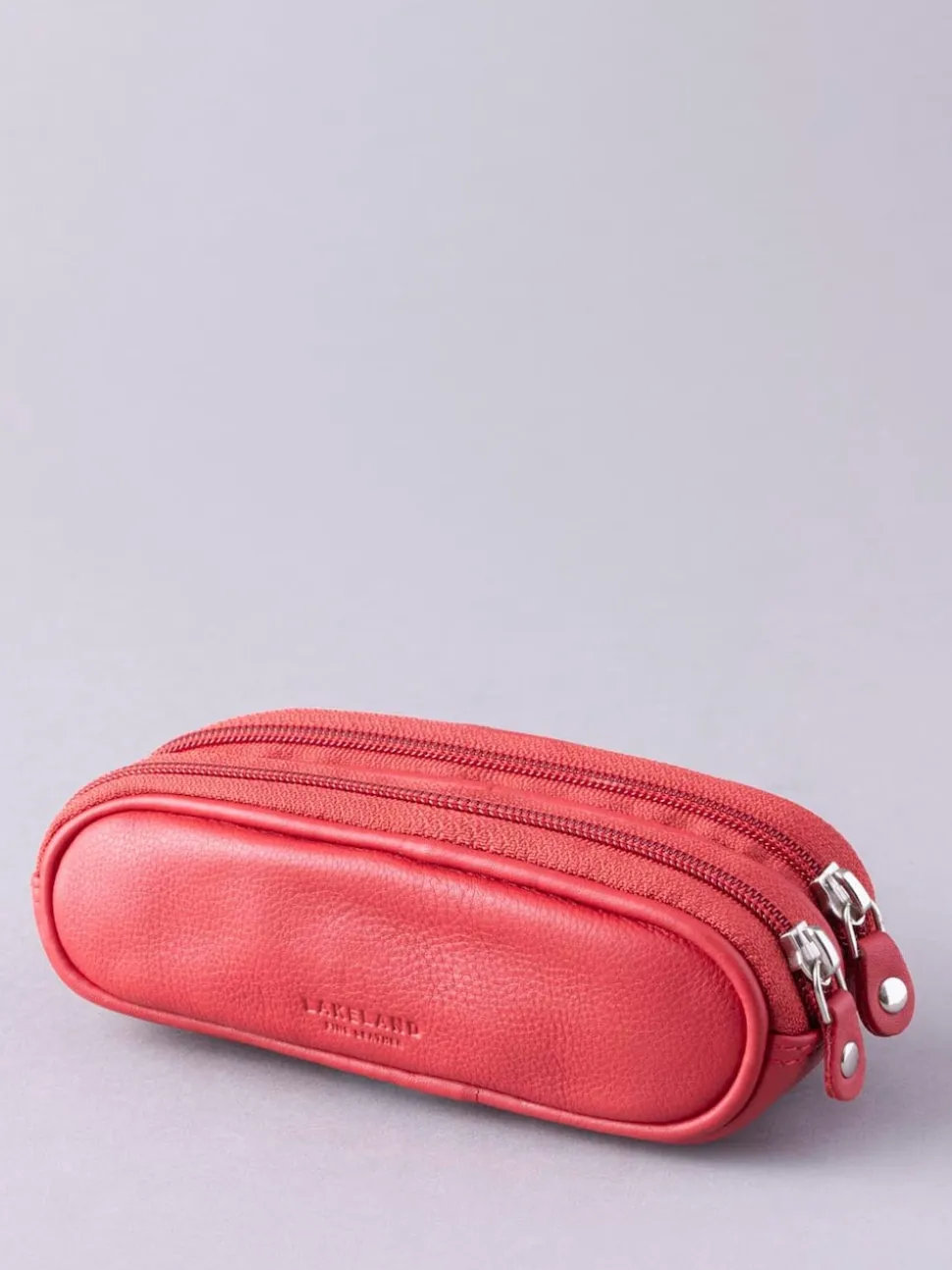 Rood - Lakeland Leather dubbele brillenkoker