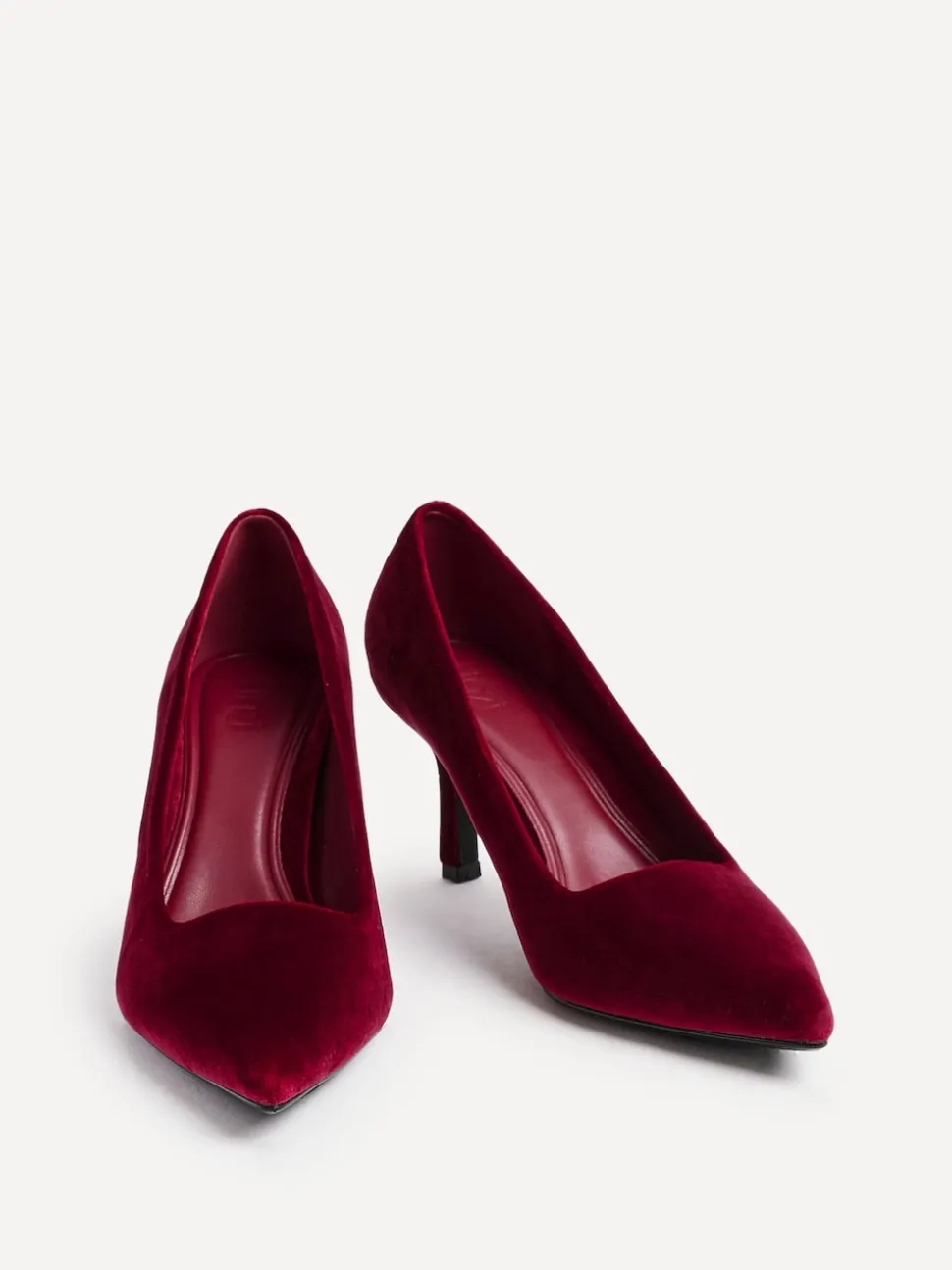 Rood - Linzi Kat Stilettohakken met gesloten hiel