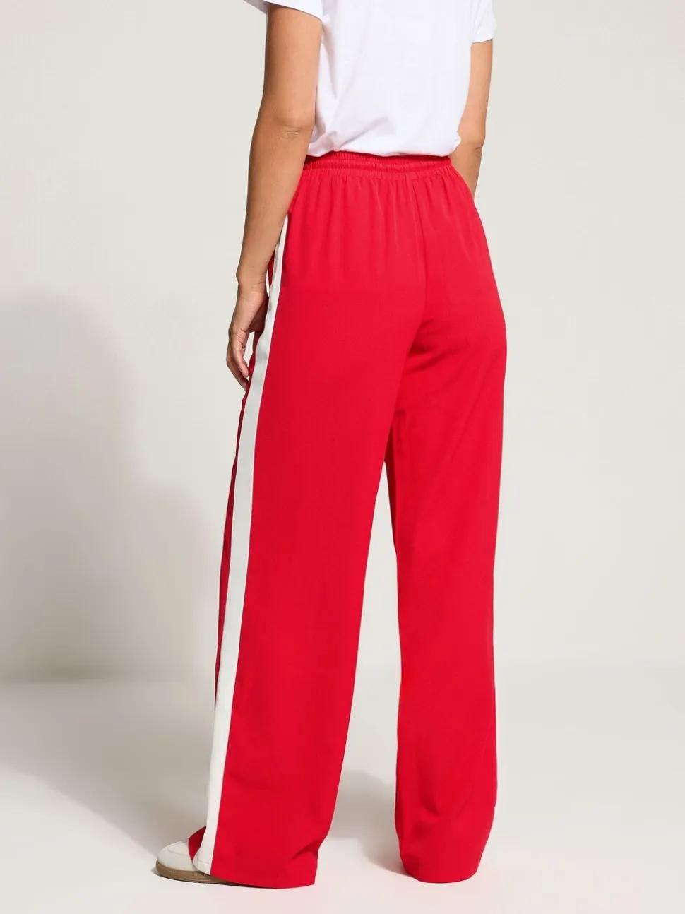 Rood - Long Tall Sally broek met wijde pijpen