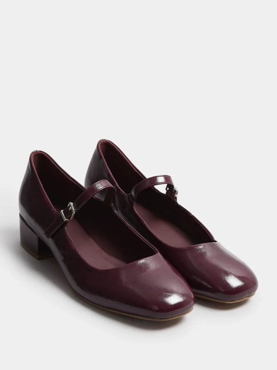 Rood - Long Tall Sally One Strap Mary Jane Heel Shoes