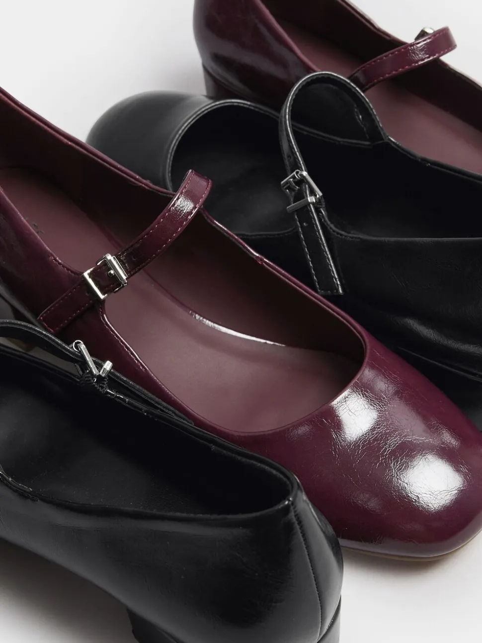 Rood - Long Tall Sally One Strap Mary Jane Heel Shoes
