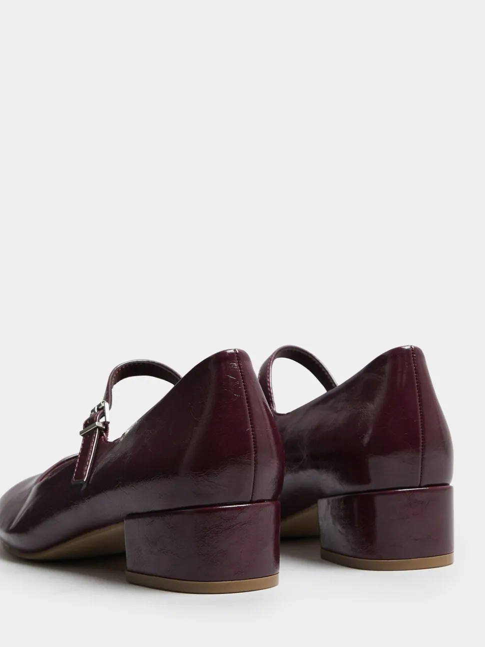 Rood - Long Tall Sally One Strap Mary Jane Heel Shoes