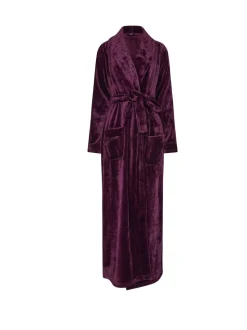 Rood - Long Tall Sally Super Luxe Shawl Maxi Robe