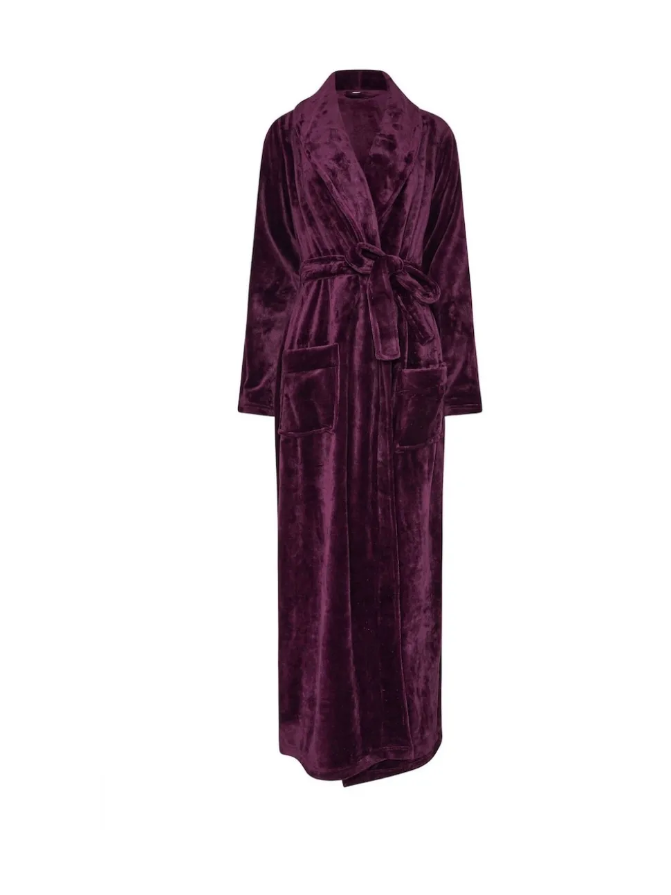 Rood - Long Tall Sally Super Luxe Shawl Maxi Robe
