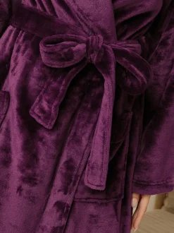 Rood - M&Co Super Luxe Shawl Maxi Robe
