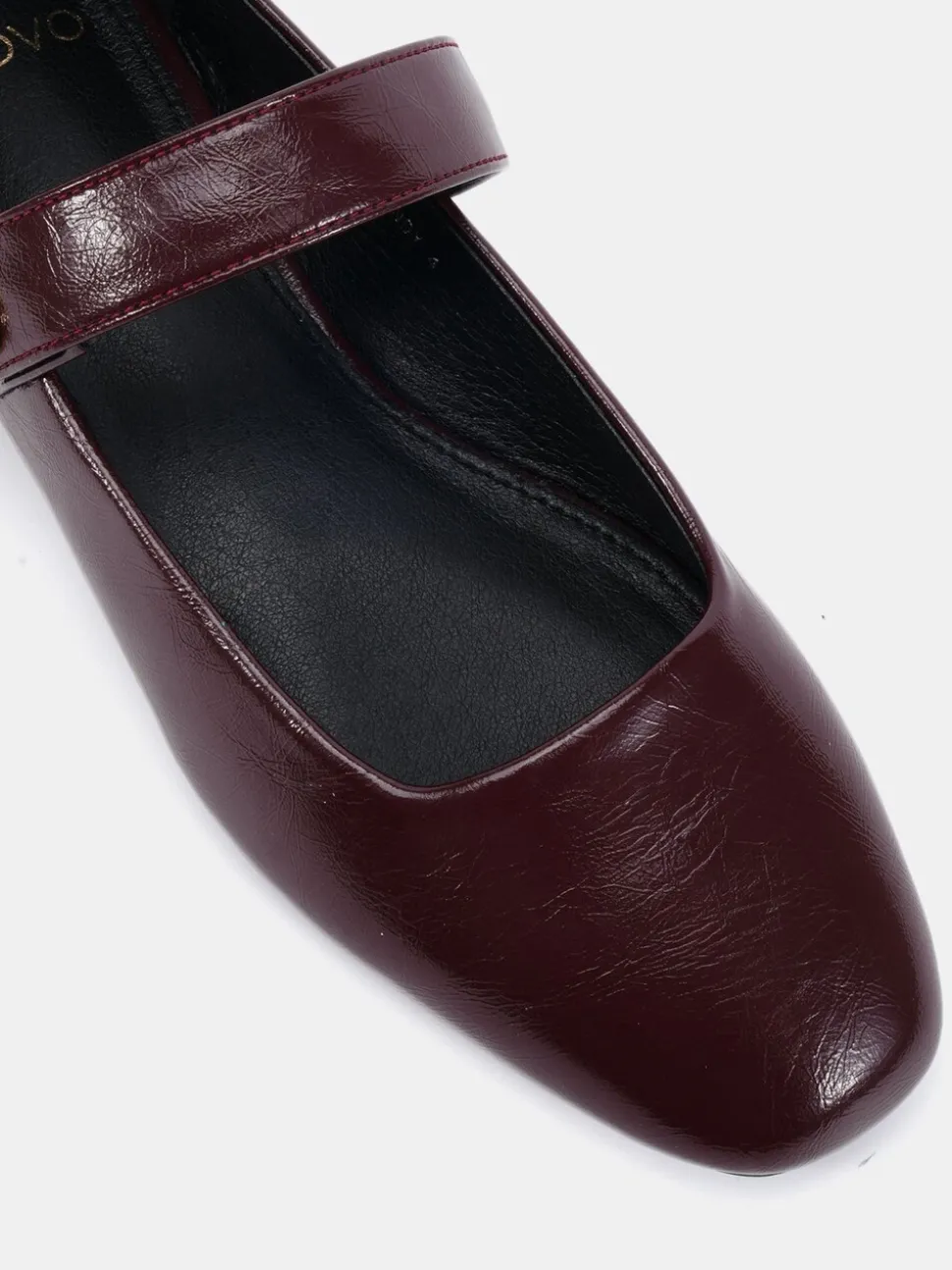Rood - Novo CANDY Mary Jane Stud Flat Shoes