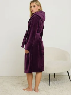 Rood - PixieGirl Petite Super Luxe Hooded Robe