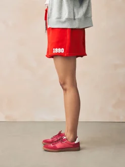 Rood - Sneaker met veters