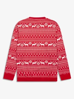 Rood - The Little Tailor kerstpyjama met rendier