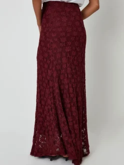 Rood - Threadbare Pull On Lace Maxi Skirt