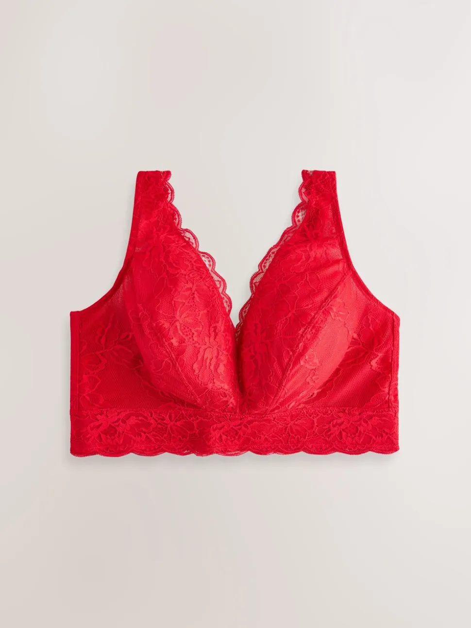Rood - Total Support Lace Bra