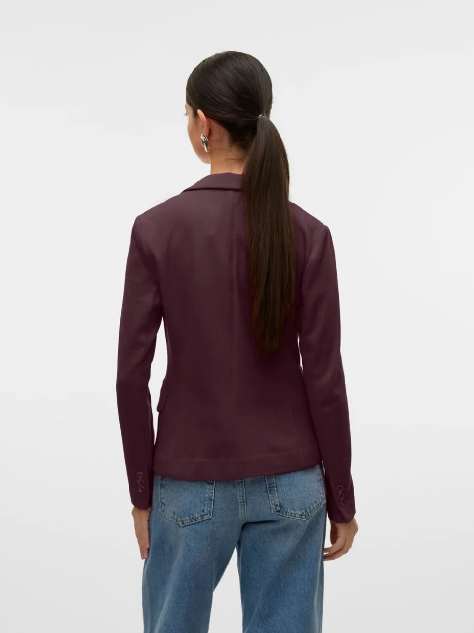 Rood - Vero Moda blazer met aansluitende pasvorm