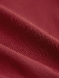 Roodpaars 'Wine' - High Waist High Leg Roll Top